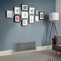 Radiatore Tradizionale Orizzontale a Colonna (3 Colonne) - Argento Metallico - Regent - 300mm x 1010mm