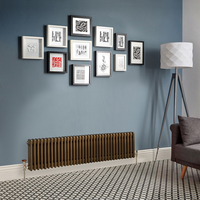 Radiatore Tradizionale Orizzontale a Colonna (3 Colonne) - Bronzo Metallico - Regent - 300mm x 1595mm