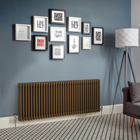 Radiatore Tradizionale Orizzontale a Tre Colonne - Bronzo Metallizzato - 600mm x 1595mm - Regent