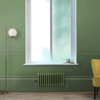 Radiatore Tradizionale Orizzontale Tradizionale a Tripla Colonna Verde (Reseda Green) - 300mm x 605mm - Regent