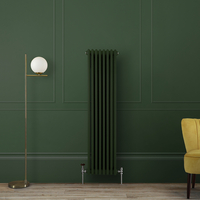 Radiatore Tradizionale Verticale a Doppia Colonna - Verde (Evergreen) - 1500mm x 380mm - Regent