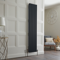 Radiatore Tradizionale Verticale a Doppia Colonna in Alluminio - Antracite - 1800mm x 360mm - Esme
