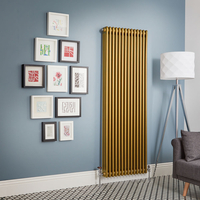 Radiatore Tradizionale Verticale a Tre Colonne - Oro Metallizzato - 1800mm x 650mm