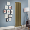 Radiatore Verticale a Tripla Colonna Tradizionale Ottone Naturale - 1800mm x 470mm
