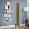 Radiatore Verticale a Tripla Colonna Tradizionale Ottone Naturale 1800mm - Scelta di Dimensioni - Regent