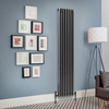 Radiatore Verticale a Tripla Colonna Tradizionale Peltro - 1800mm x 380mm