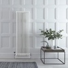 Radiatore Verticale Bianco in Stile Ghisa - 1500 x 470 x 100mm - 1734W - Regent