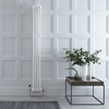 Radiatore Verticale Bianco in Stile Ghisa - 1800 x 200 x 100mm - 779W - Regent