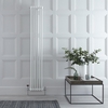 Radiatore Verticale Bianco in Stile Ghisa - 1800 x 290 x 68mm - 934W - Regent