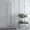 Radiatore Verticale Bianco in Stile Ghisa - 1800 x 380 x 139mm - 2153W - Regent