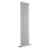 Radiatore Verticale Bianco in Stile Ghisa - 1800 x 470 x 68mm - 1556W - Regent