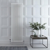 Radiatore Verticale Bianco in Stile Ghisa - 1800 x 560 x 100mm - 2338W - Regent