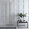 Radiatore Verticale Bianco in Stile Ghisa - 1800 x 560 x 68mm - 1867W - Regent