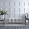 Radiatore Verticale Bianco in Stile Ghisa - 300 x 1010 x 139mm - 1060W - Regent