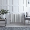 Radiatore Verticale Bianco in Stile Ghisa - 600 x 785 x 68mm - 965W - Regent