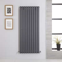 Radiatore Verticale di Design Antracite - 1400 x 590mm - 1143W - Revive