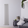 Radiatore Verticale di Design Argento - 1600 x 354mm - 959W - Savy