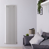 Radiatore Verticale di Design Argento - 1780 x 472mm - 1391W - Savy