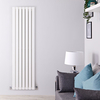 Radiatore Verticale Doppio di Design Bianco - 1780 x 490mm - 1732W - Delta