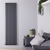 Radiatore Verticale Termosifone Antracite - 1190W - 1780 x 472mm - Revive