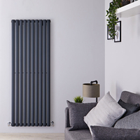 Radiatore Verticale Termosifone Antracite - 1402W - 1600 x 590mm - Revive
