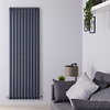 Radiatore Verticale Termosifone Antracite - 1487W - 1780 x 590mm - Revive