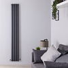 Radiatore Verticale Termosifone Antracite - 934W - 1780 x 236mm - Revive