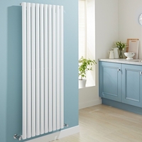 Radiatore Verticale Termosifone Bianco - 1402W - 1600 x 590mm - Revive
