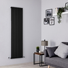 Radiatore Verticale Termosifone Nero Opaco - 1190W - 1780 x 472mm - Revive