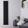 Radiatore Verticale Termosifone Nero Opaco - 1401W - 1780 x 354mm - Revive