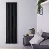 Radiatore Verticale Termosifone Nero Opaco - 1868W - 1780 x 472mm - Revive