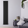 Radiatore Verticale Termosifone Nero Opaco - 892W - 1780 x 354mm - Revive