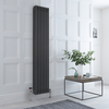 Radiatore Verticale Tradizionale a 4 Colonne - 1800 x 380mm - Antracite - Regent