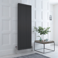 Radiatore Verticale Tradizionale Triplo a Colonna - 1800 x 650mm - Antracite - Regent