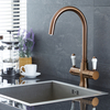 Rubinetto Acqua Bollente da Cucina 3 in 1 - Rame Spazzolato - Elizabeth