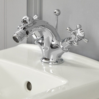 Rubinetto Bidet Monoforo a Croce Disponibile Con Diverse Finiture - Elizabeth