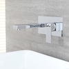 Rubinetto da Parete Cromato per Lavabo - Kubix