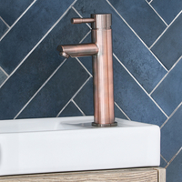 Rubinetto Miscelatore Monoforo per Lavabo - Rame Spazzolato