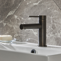 Rubinetto Miscelatore per Lavabo Monoforo - Nichel Nero - Otto