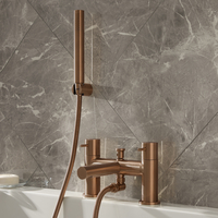 Rubinetto Miscelatore per Vasca da Bagno e Doccia - Rame Satinato - Otto