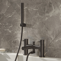 Rubinetto Miscelatore per Vasca da Bagno e Doccia - Nichel Nero - Otto