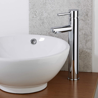 Rubinetto Monoforo Alto Per Lavabo - Design Moderno Cromato - Mirage