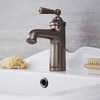 Rubinetto Monoforo Per Lavabo - Design Tradizionale Bronzo Brunito - Colworth