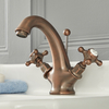 Rubinetto Monoforo Per Lavabo - Design Tradizionale Bronzo Brunito - Elizabeth