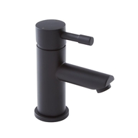Rubinetto Monoforo Per Lavabo a Leva - Design Moderno Nero Opaco - Nox