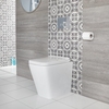 Sanitario Bagno WC a Terra con Copriwater 350 x 510mm - Sandford