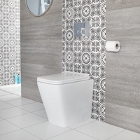 Sanitario Bagno WC a Terra con Copriwater 350 x 510mm - Sandford