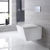 Sanitario Bagno WC Sospeso Quadrato con Copriwater Soft-Close 350 x 360mm - Halwell