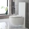 Sanitario Bianco Senza Brida Otterton con Telaio Esterno Bianco 500mm - Saru