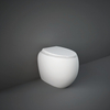 Sanitario WC Filo Parete Bianco Opaco Senza Brida con Copriwater Soft-Close - Hudson Reed x RAK Cloud